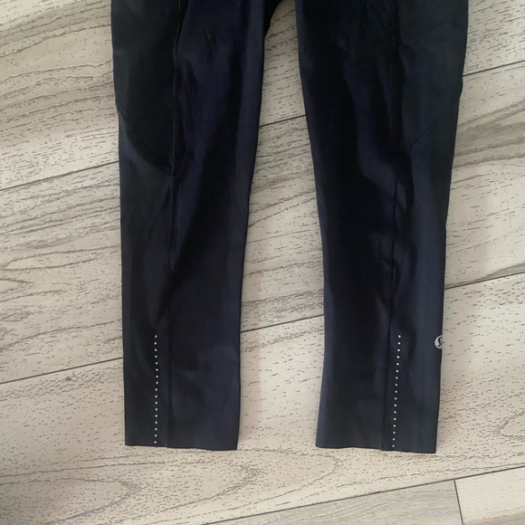 Lululemon Black Fast & Free Crop II 19” - Picture 10 of 13